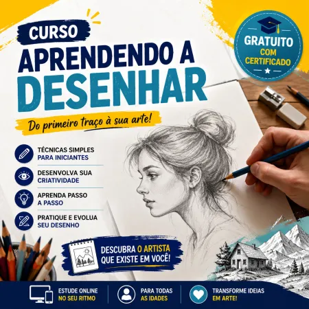 Curso Aprendendo a Desenhar Gratuito