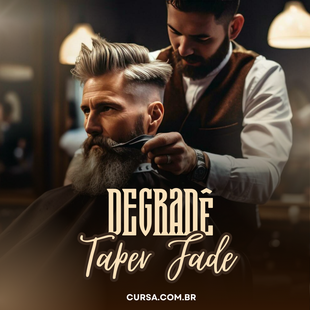 Curso Degradê Taper Fade: Estilo Profissional