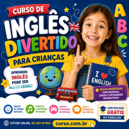 Curso de Inglês Divertido para Crianças