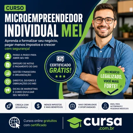 Curso de Microempreendedor individual MEI Gratuito com certificado
