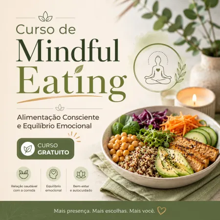 Curso de Mindful Eating: Alimentação Consciente e Equilíbrio Emocional