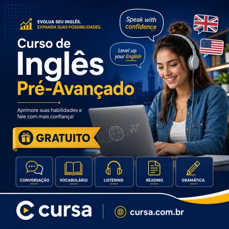 Curso de Inglês Pré-Avançado Gratuito