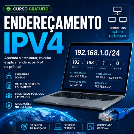 Curso de Endereçamento IPv4 Gratuito