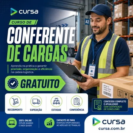 Curso de Conferente de Cargas Gratuito