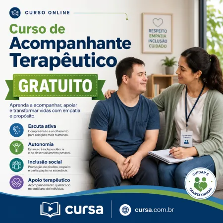 Curso de Acompanhante Terapêutico Gratuito