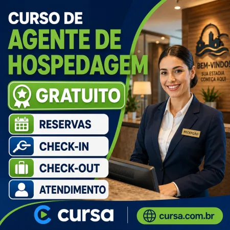 Curso Agente de Hospedagem Gratuito