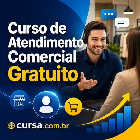Curso de Atendimento Comercial Gratuito