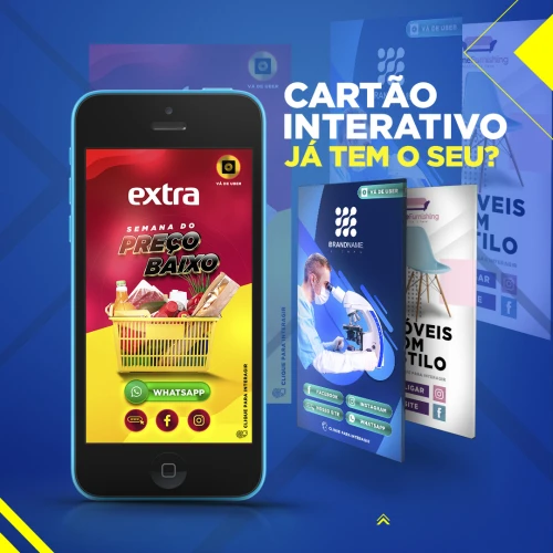 Curso de Cartao Digital - Aprenda a fazer Cartões de Visitas Digital